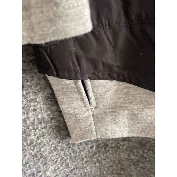 Avia Jacket Women XXL/20 Black Gray Mock Neck Full Zip Lightweight Hooded - Picture 9 of 11